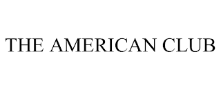 THE AMERICAN CLUB