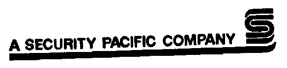 A SECURITY PACIFIC COMPANY