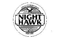 STRAIGHT MOIST SNUFF NIGHT HAWK 20 POUCHES