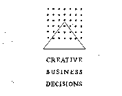 CREATIVE BUSINESS DECISIONS