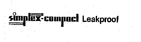 SIMPLEX-COMPACT LEAKPROOF