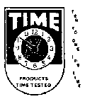TIME PRODUCTS TIME TESTED