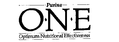 PURINA O-N-E FOR OPTIMUM NUTRITIONAL EFFECTIVENESS