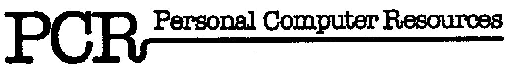 PCR PERSONAL COMPUTER RESOURCES