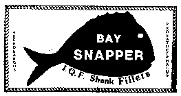 BAY SNAPPER I.Q.F. SHANK FILLETS