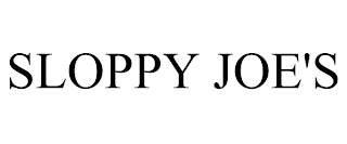 SLOPPY JOE'S