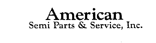 AMERICAN SEMI PARTS & SERVICE, INC.
