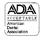 ADA ACCEPTABLE AMERICAN DENTAL ASSOCIATION
