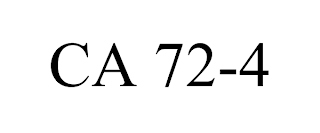 CA 72-4
