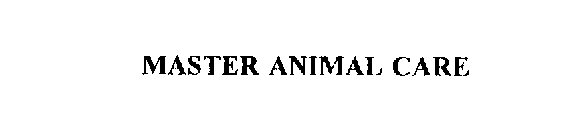 MASTER ANIMAL CARE