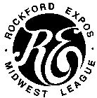 ROCKFORD EXPOS MIDWEST LEAGUE RE
