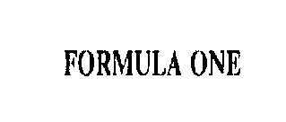 FORMULA ONE