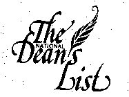 THE NATIONAL DEAN'S LIST