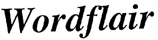 WORDFLAIR THE DOCUMENT PROCESSOR
