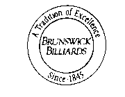 A TRADITION OF EXCELLENCE BRUNSWICK BILLIARDS SINCE 1845