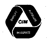 SIMPLIFY AUTOMATE INTEGRATE CIM