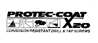 PROTEC-COAT X20 CORROSION RESISTANT DRILL & TAP SCREWS