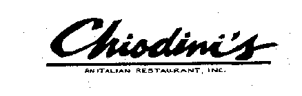 CHIODINI'S AN ITALIAN RESTAURANT, INC.