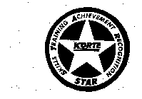KORTE SKILLS TRAINING ACHIEVEMENT RECOGNITION STAR