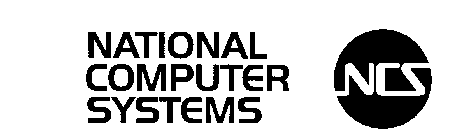 NCS NATIONAL COMPUTER SYSTEMS