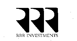 RRR INVESTMENTS RRR