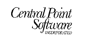 CENTRAL POINT SOFTWARE INCORPORATED