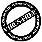 VIRUS-FREE COMPLETE COMPUTER PROTECTION PROGRAM