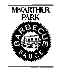 MACARTHUR PARK BARBECUE SAUCE