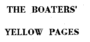 THE BOATERS' YELLOW PAGES