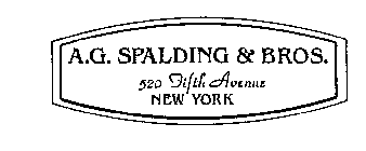 A.G. SPALDING & BROS. 520 FIFTH AVENUE NEW YORK