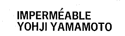 IMPERMEABLE YOHJI YAMAMOTO