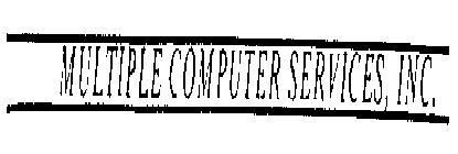 MULTIPLE COMPUTER SERVICES, INC.