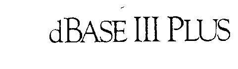 DBASE III PLUS