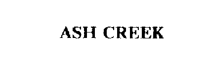 ASH CREEK