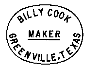 BILLY COOK MAKER GREENVILLE, TEXAS