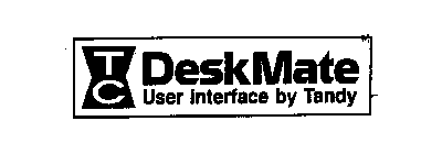 TC DESKMATE USER INTERFACE BY TANDY