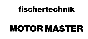 FISCHERTECHNIK MOTOR MASTER