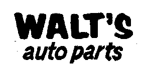WALT'S AUTO PARTS