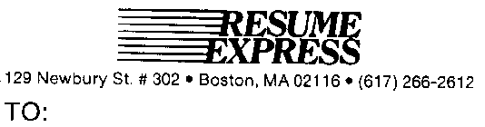 RESUME EXPRESS