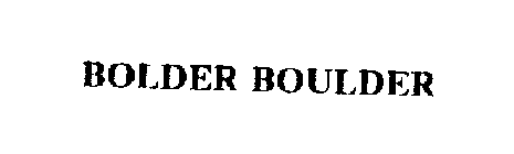 BOLDER BOULDER