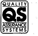 QS QUALITY ASSURANCE SYSTEMS