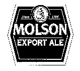 MOLSON EXPORT ALE SINCE 1786
