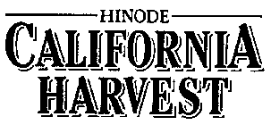 HINODE CALIFORNIA HARVEST