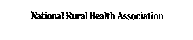 NATIONAL RURAL HEALTH ASSOCIATION