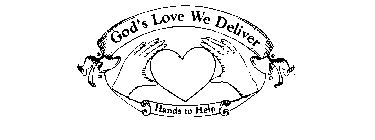 GOD'S LOVE WE DELIVER HANDS TO HELP