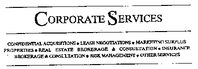 CORPORATE SERVICES