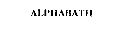ALPHABATH