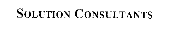 SOLUTION CONSULTANTS