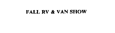 FALL RV & VAN SHOW