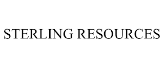STERLING RESOURCES